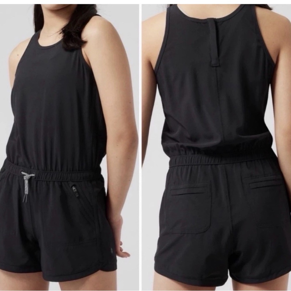 Athleta‎ Black Romper 10/12